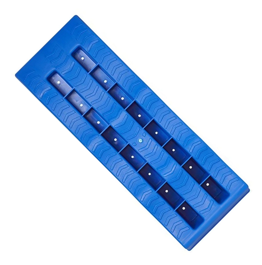 ProPlus 361560 2 Stück Ausgleichskeile blau 3 Ebenen Auffahrrampen