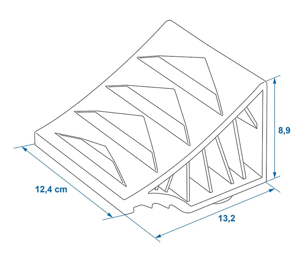 ProPlus 361560AC02 2 Stück Unterlegkeile Blau für Ausgleichskeile Artikel 361560V02