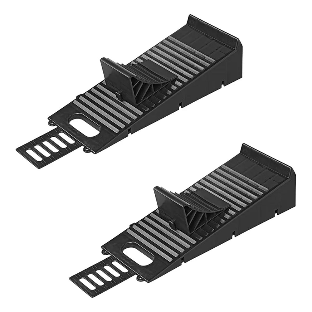 ProPlus 361560V01 2 Stück Ausgleichskeile mit Unterlegkeil Auffahrrampen