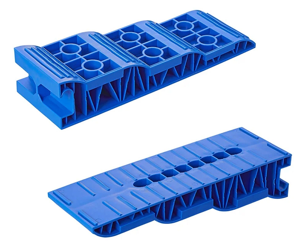 ProPlus 361560V02 2 Stück Ausgleichskeile Blau Auffahrrampen Höhenausgleich