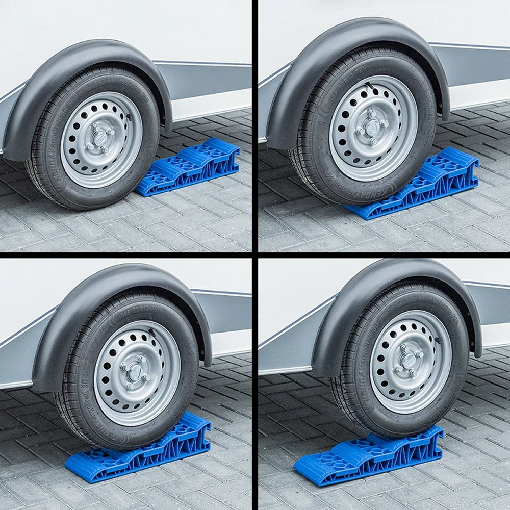 ProPlus 361560V02 2 Stück Ausgleichskeile Blau Auffahrrampen Höhenausgleich