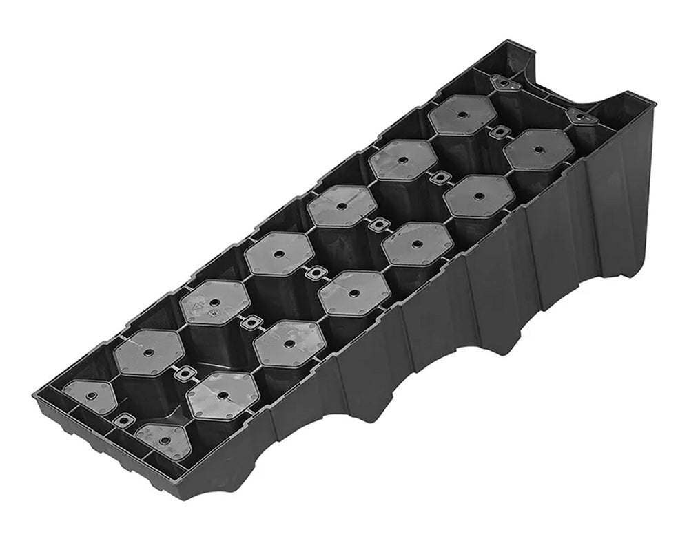 ProPlus 361566 2 Stück Ausgleichskeile XL Schwarz inklusive Aufbewahrungstasche