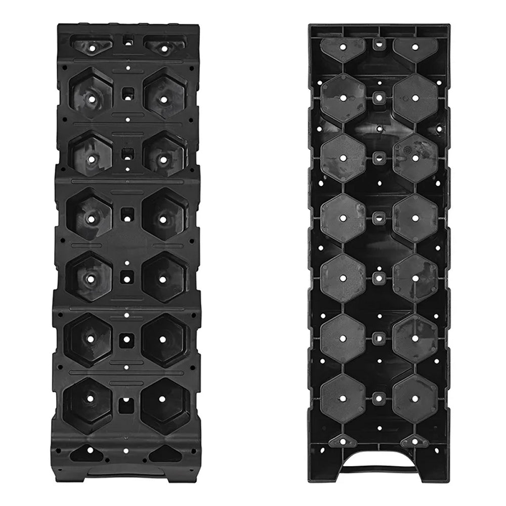 ProPlus 361566 2 Stück Ausgleichskeile XL Schwarz inklusive Aufbewahrungstasche