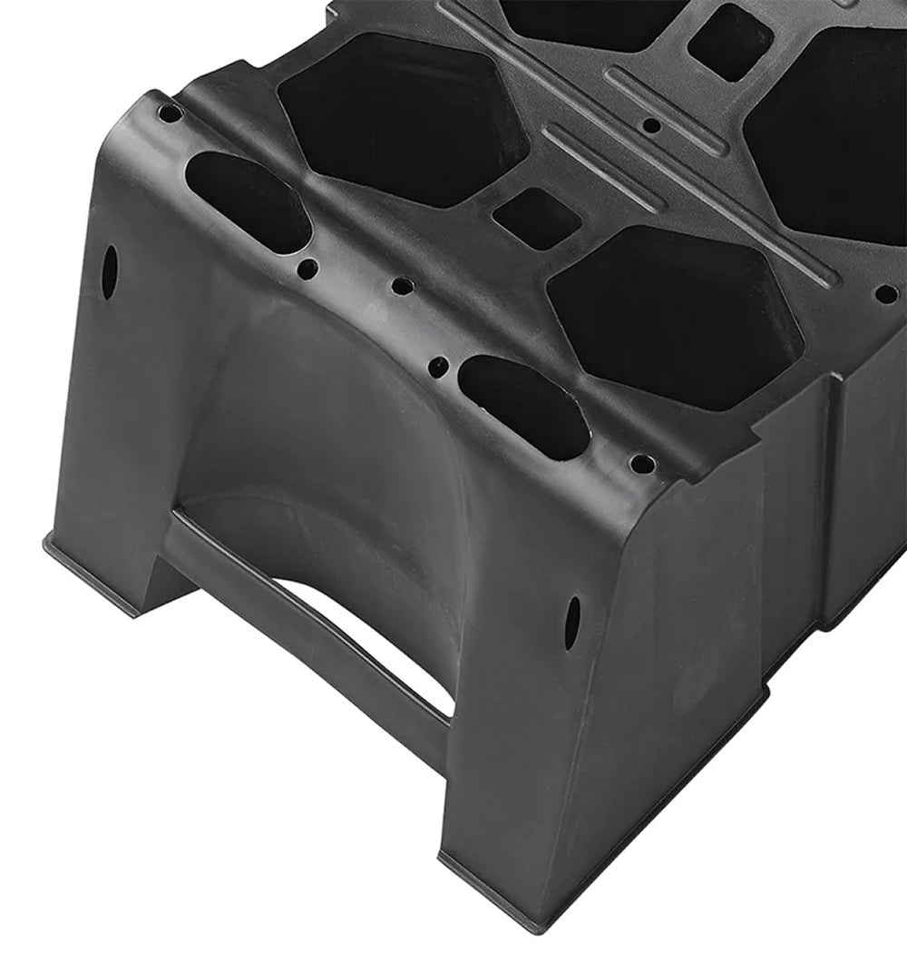 ProPlus 361566 2 Stück Ausgleichskeile XL Schwarz inklusive Aufbewahrungstasche