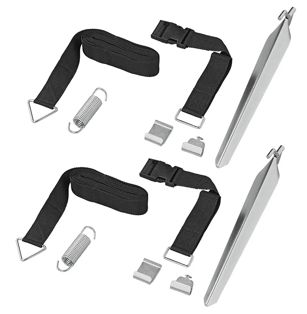 ProPlus 361713 Sturm Abspannset Abspannband 2 x 3,0 Meter mit Schnellverschluss