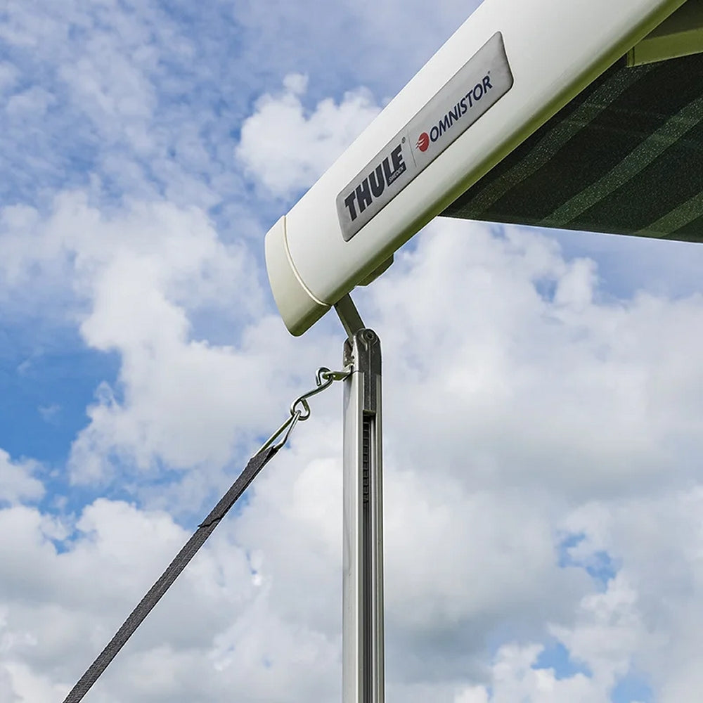 ProPlus 361714 Sturm Abspannset Abspannband 2 x 3,0 Meter mit Schnellverschluss