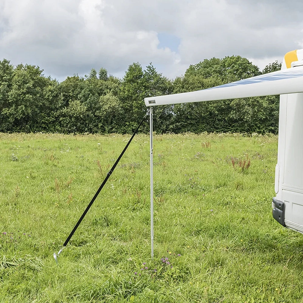 ProPlus 361714 Sturm Abspannset Abspannband 2 x 3,0 Meter mit Schnellverschluss