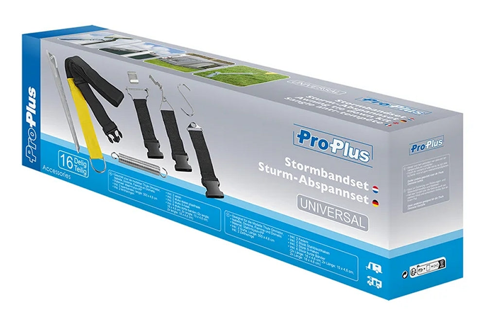 ProPlus 361716 Sturm Abspannset Universal Zelt Zubehör