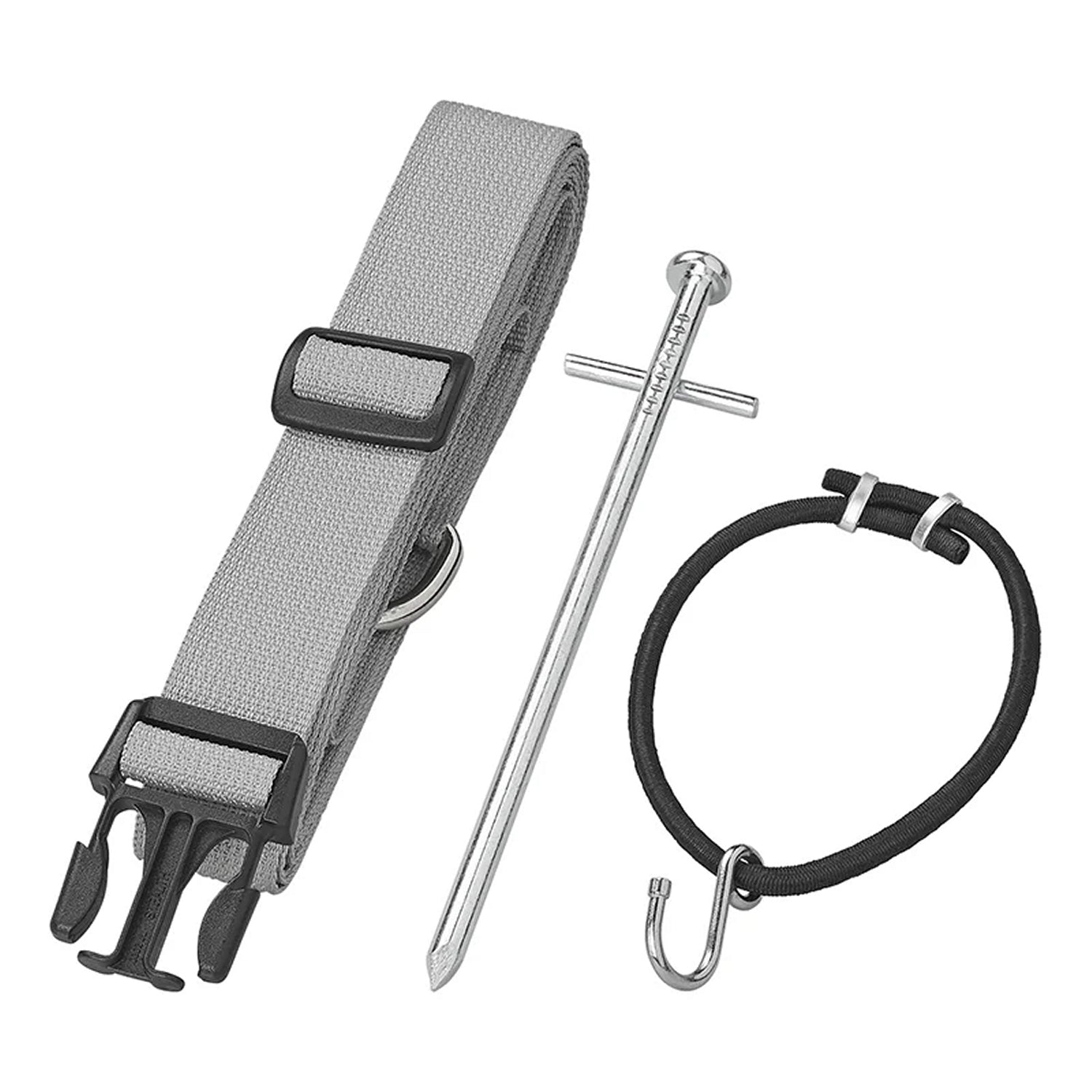 ProPlus 361720 Abspannset Abspannband Set 2 x 2,90 Meter Länge mit Heringen