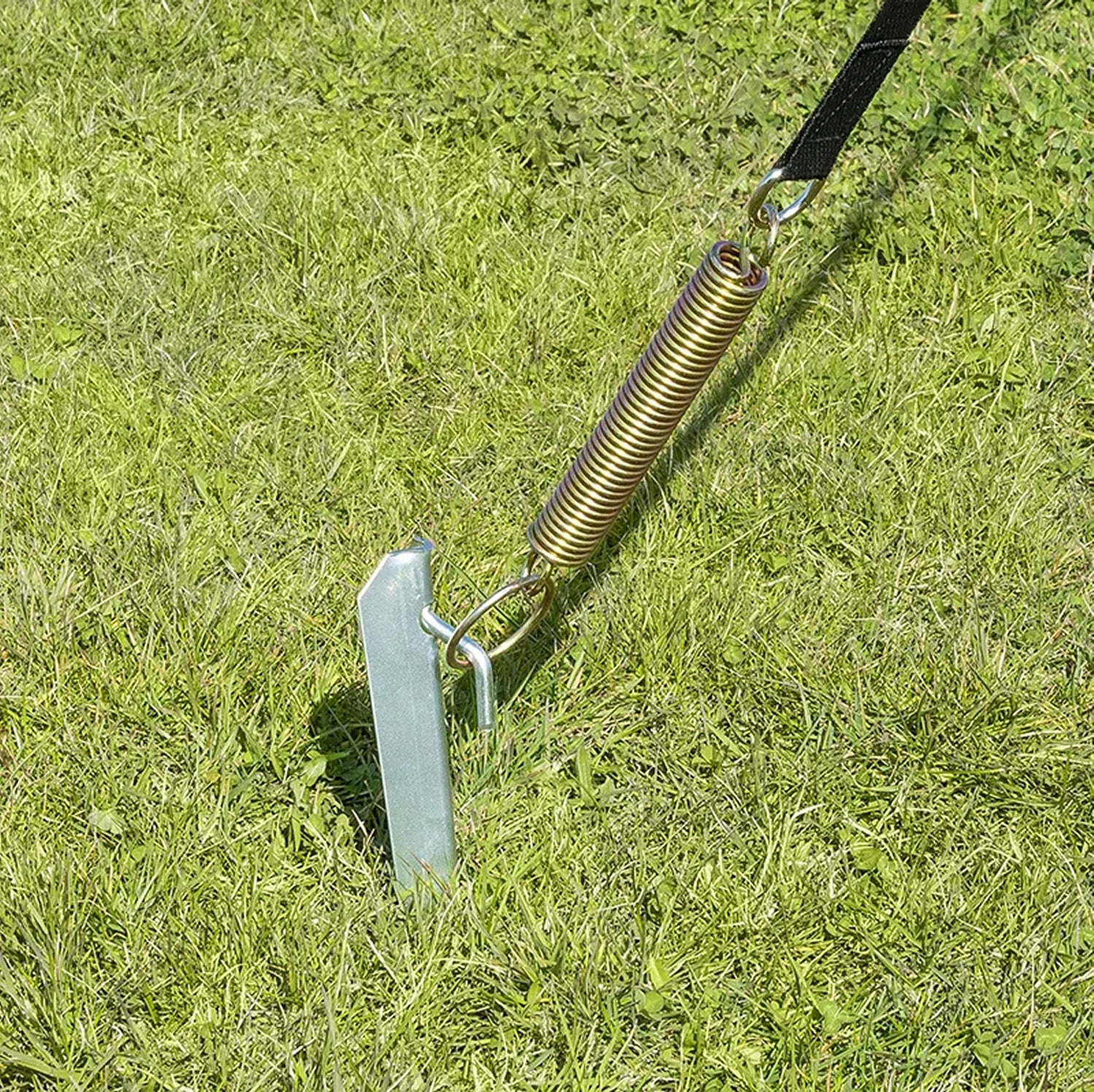 ProPlus 361724 Abspannset Abspannband 3 x 5,10 Meter (4.00+1,10m) mit Heringen