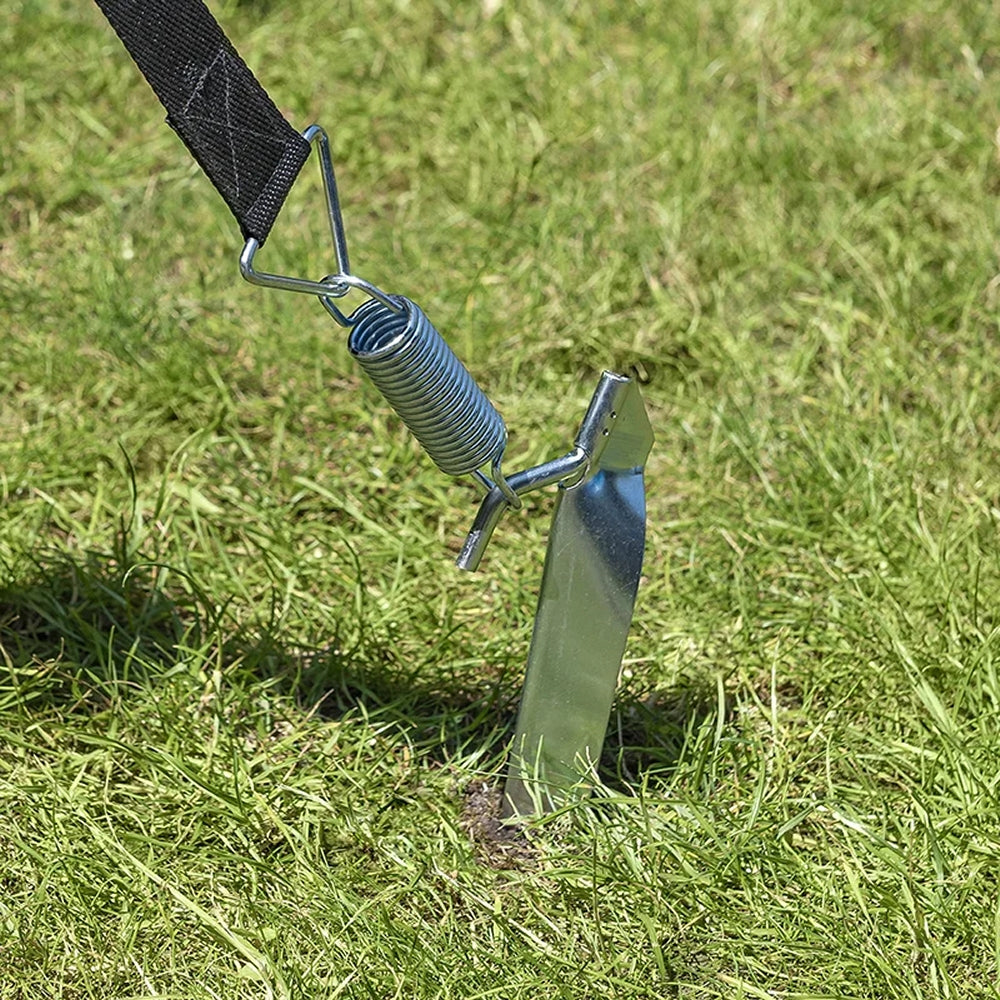 ProPlus 361729V01 Sturm Abspannset Abspannband 2 x 3,2 Meter mit Spanngliedbefestigung für Markisenschiene