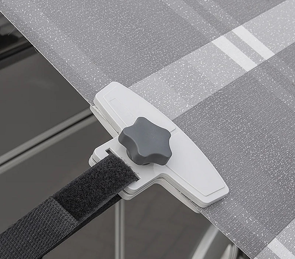 ProPlus 361732 2 Stück Markisenklemme Anti Flattern Teppichclips