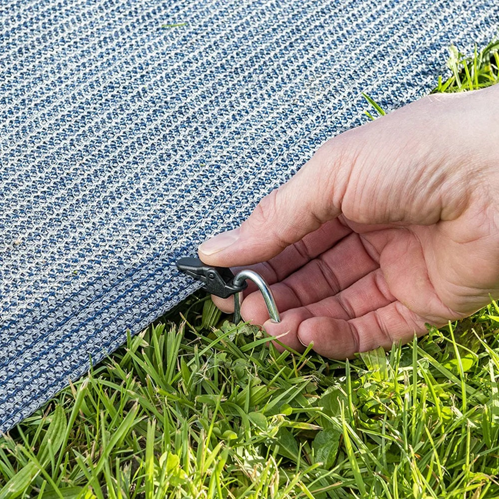 ProPlus 361742 10 Stück Zeltteppichclips Zelt Teppichclips Planenclips