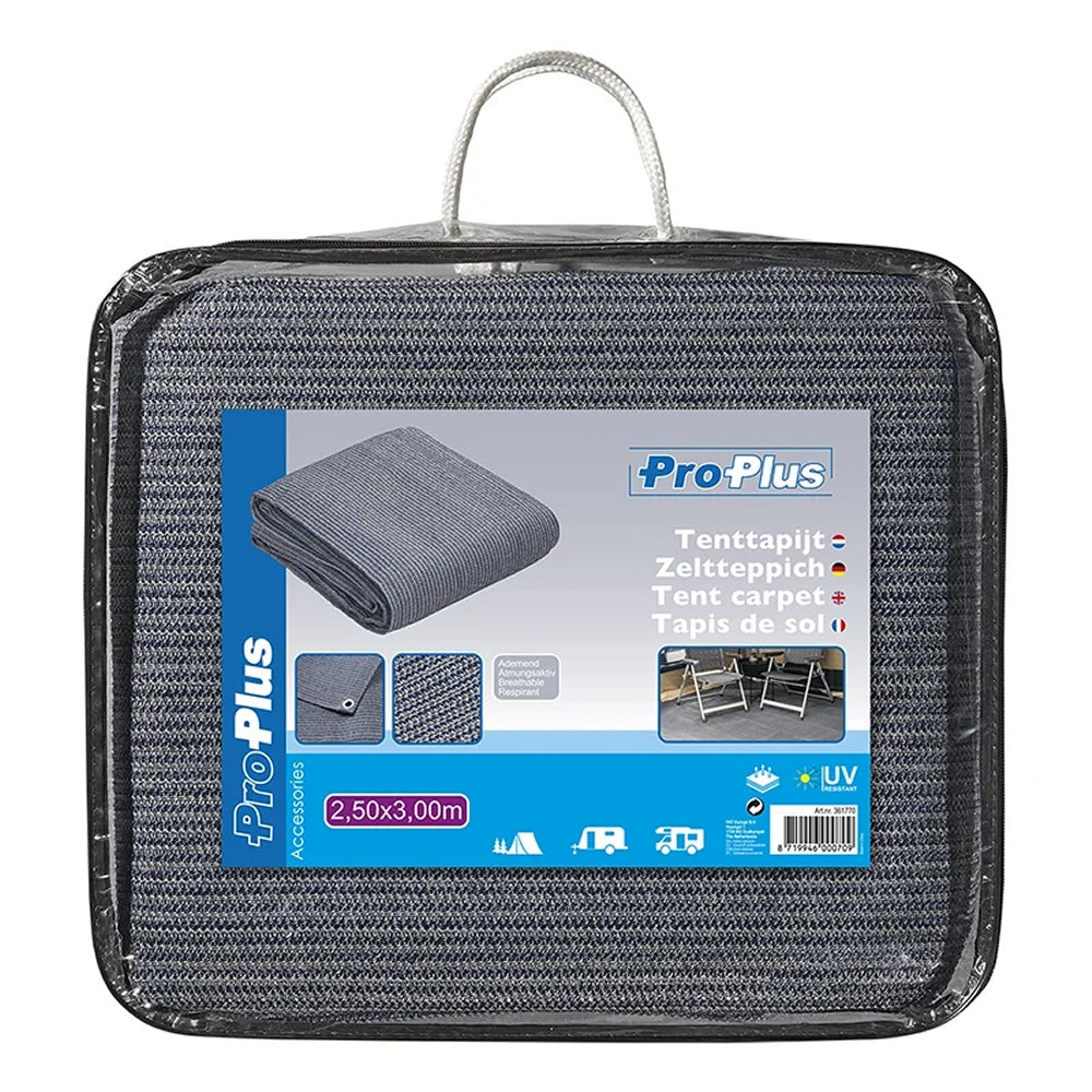 ProPlus 361770 Zelt Teppich Zeltteppich 2,50 x 3,00m Vorzelt