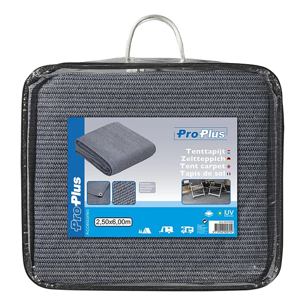 ProPlus 361770V06 Zelt Teppich Zeltteppich 2,50 x 6,00m Vorzelt