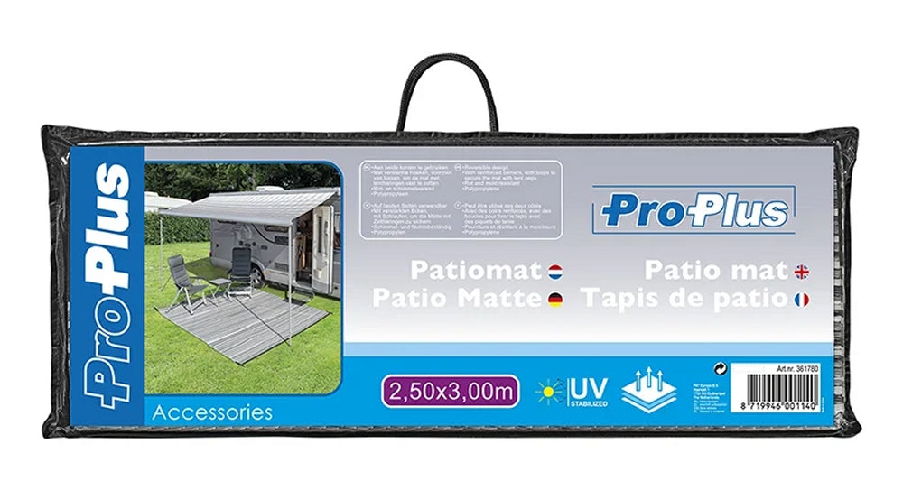 ProPlus 361780 Patio Matte 2,50 x 3,00m beidseitig verwendbar