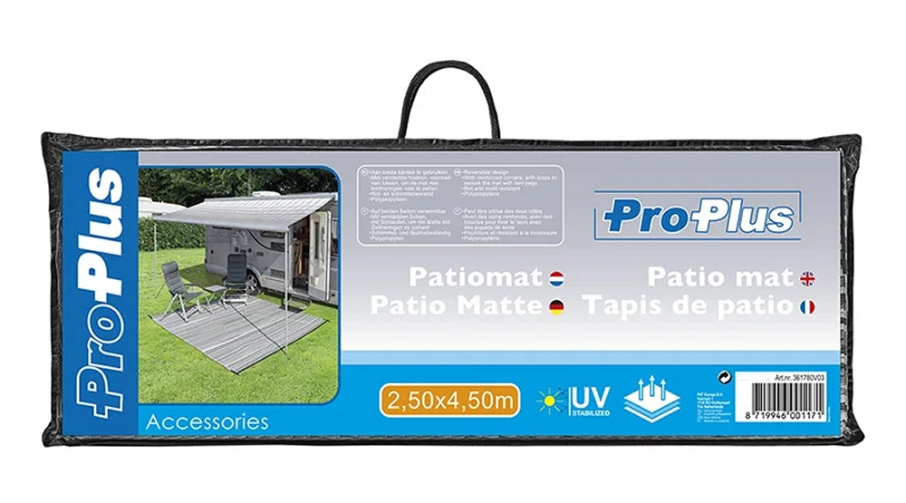 ProPlus 361780V03 Patio Matte 2,50 x 4,50m beidseitig verwendbar