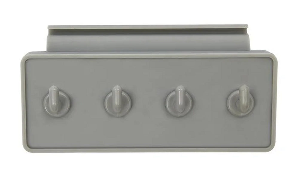 ProPlus 362084 Kederschiene Hakenleiste Garderobe 4 Haken Camping