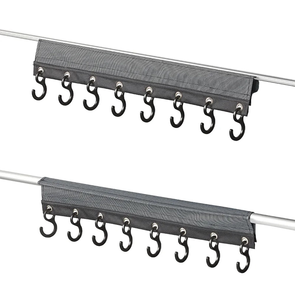 ProPlus 362087 Hakenleiste Universal mit Keder und Klettband Zeltschiene