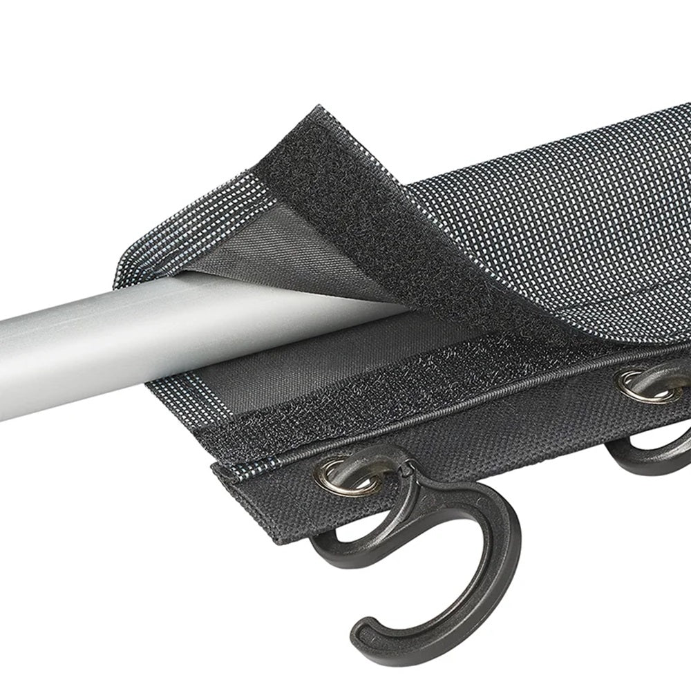 ProPlus 362087 Hakenleiste Universal mit Keder und Klettband Zeltschiene