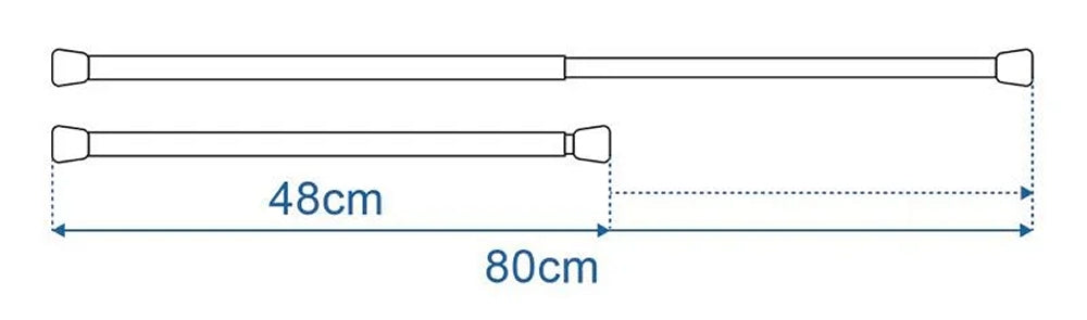 ProPlus 362099 Universal Verriegelungsstange verstellbar 48-80cm Camping