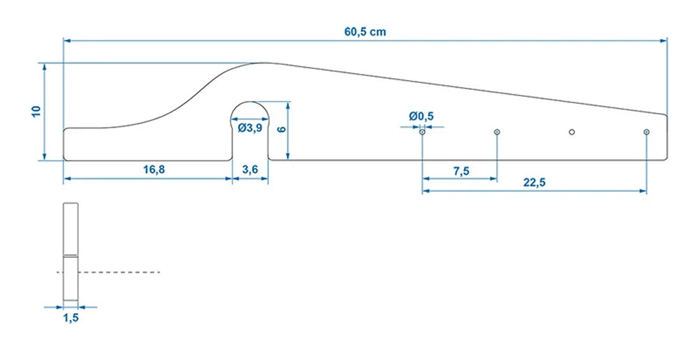 ProPlus 362107 Wäscheleinenhalter für horizontale Rangiergriffe 3 teilig Camping