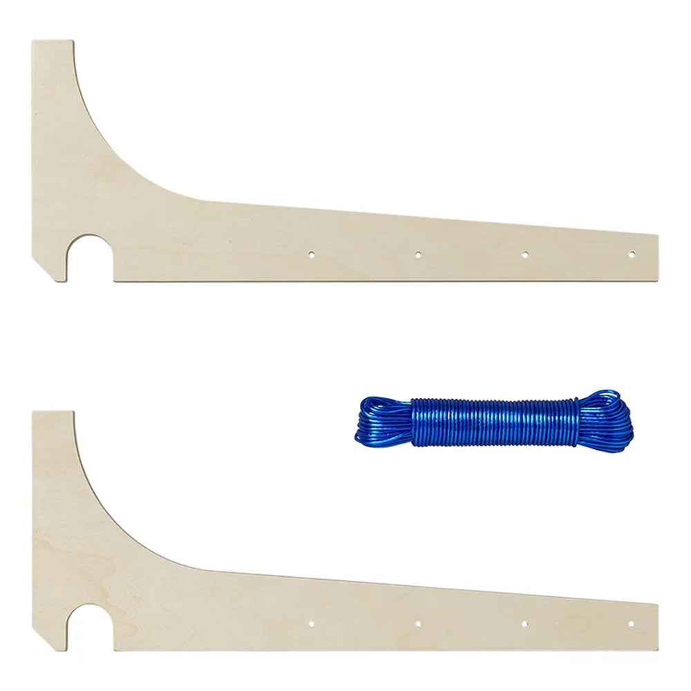 ProPlus 362107V01 Wäscheleinenhalter für vertikale Rangiergriffe 3 teilig Camping