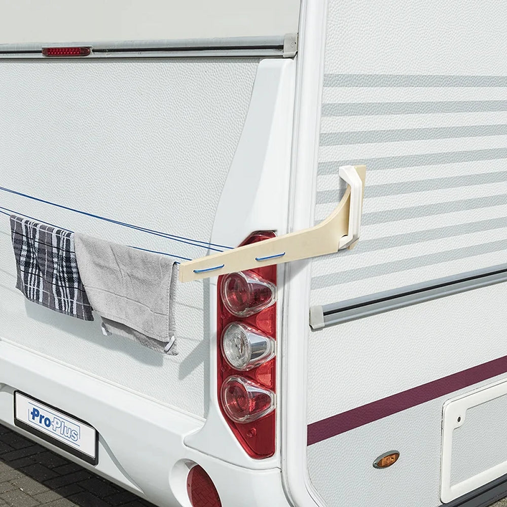 ProPlus 362107V01 Wäscheleinenhalter für vertikale Rangiergriffe 3 teilig Camping