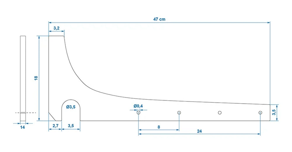 ProPlus 362107V01 Wäscheleinenhalter für vertikale Rangiergriffe 3 teilig Camping
