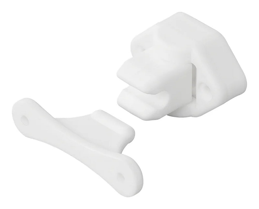 ProPlus 362622 Türfänger weiß mit Scharnier für Wohnwagen Wohnmobil