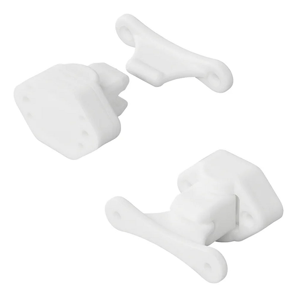 ProPlus 362622 Türfänger weiß mit Scharnier für Wohnwagen Wohnmobil