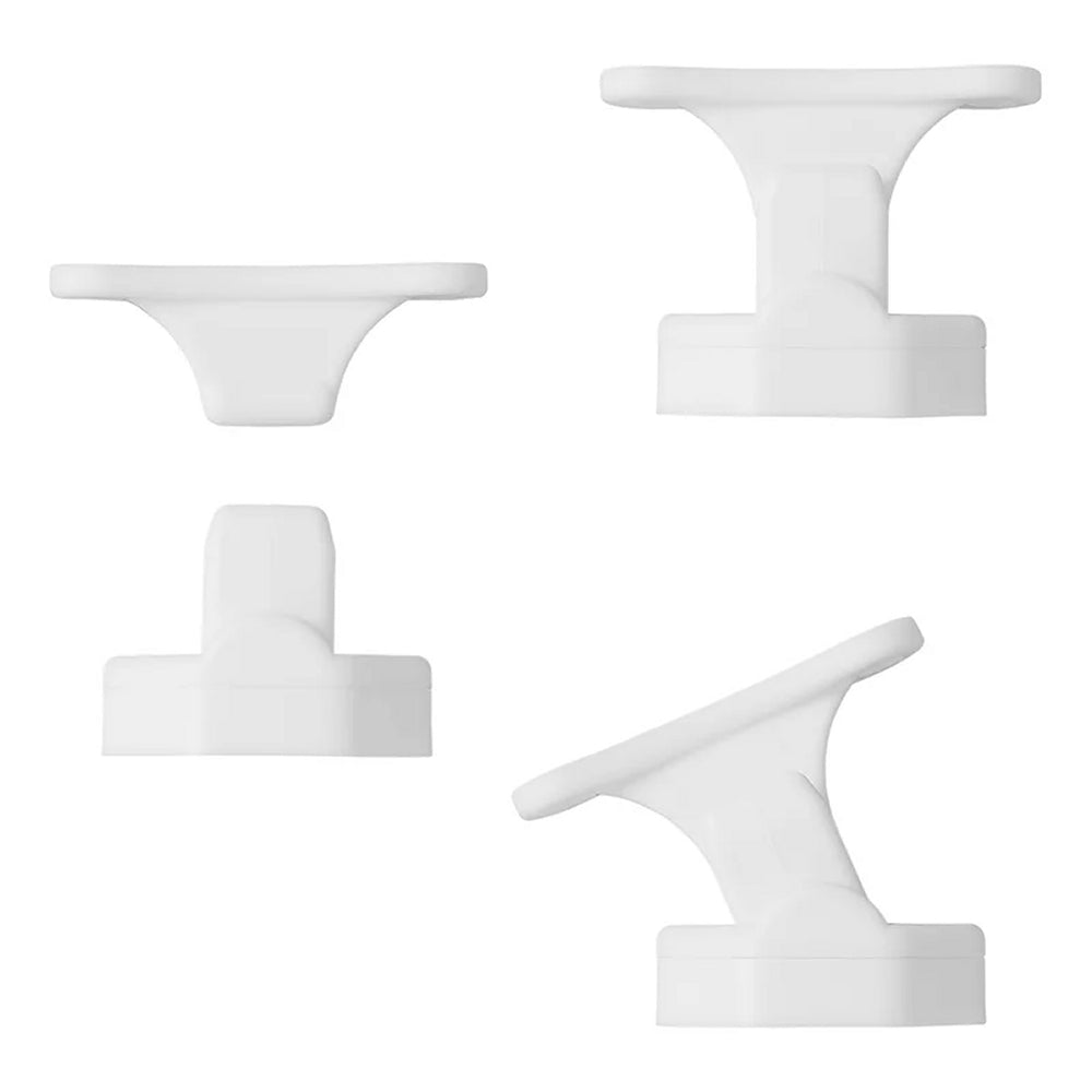 ProPlus 362622 Türfänger weiß mit Scharnier für Wohnwagen Wohnmobil