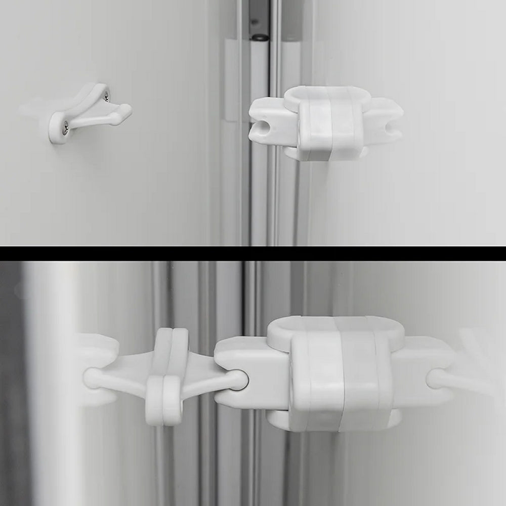 ProPlus 362622GR Türfänger grau mit Scharnier für Wohnwagen Wohnmobil