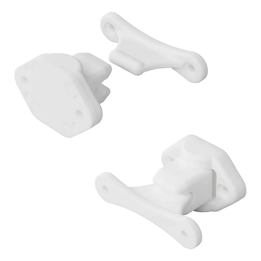 ProPlus 362622PM Türfänger weiss mit Scharnier für Wohnwagen Wohnmobil