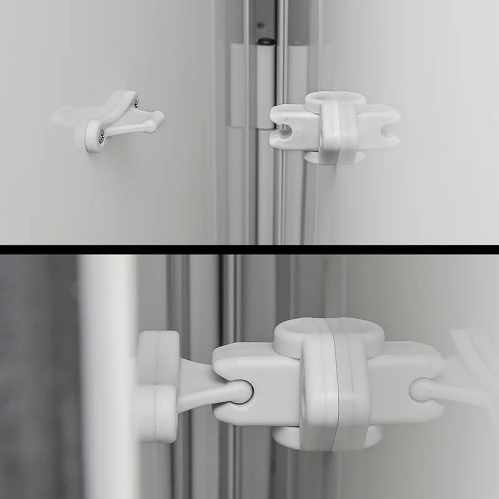 ProPlus 362622PMGR Türfänger grau mit Scharnier für Wohnwagen Wohnmobil