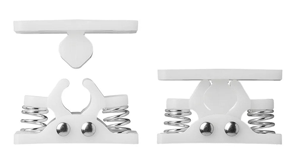 ProPlus 362622V01 Türfänger weiss mit Metallfedern für Wohnwagen Wohnmobil