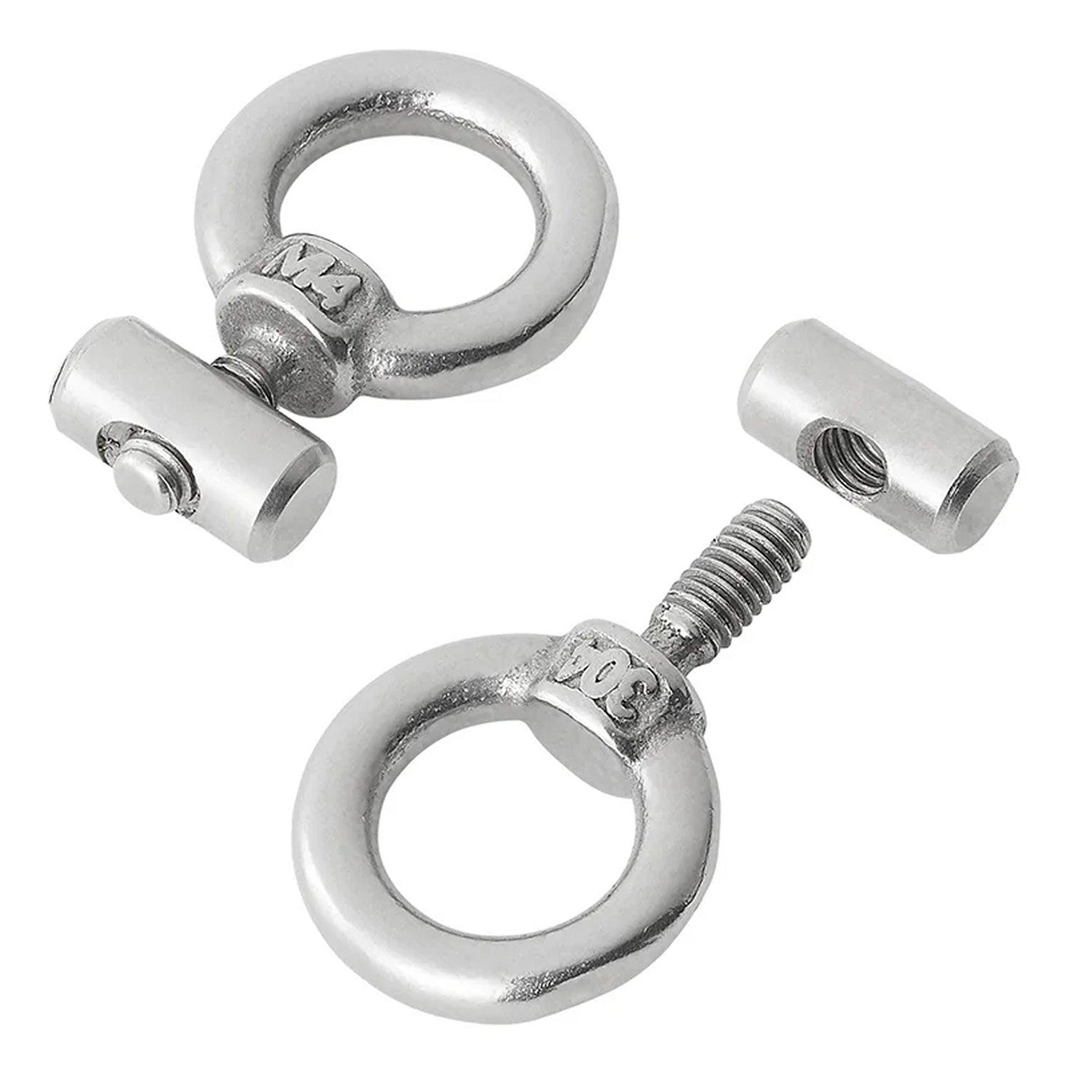 ProPlus 364256V02 2 Stück Endstopper für Kederschiene Ø6-9mm rostfreier Stahl