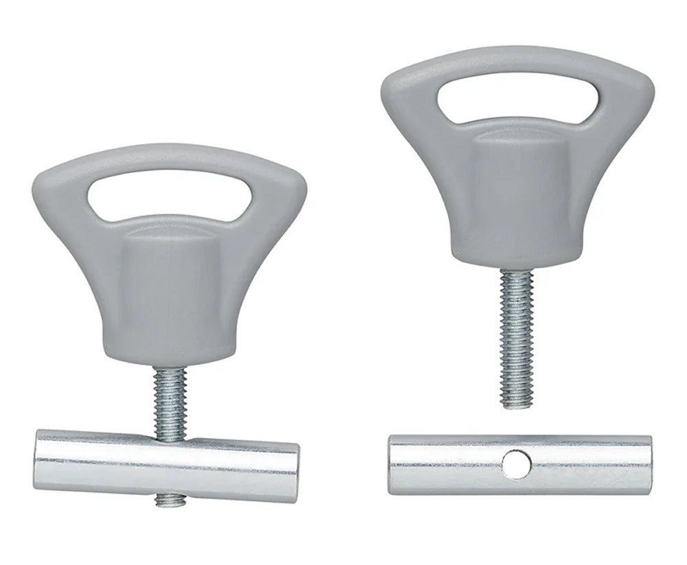 ProPlus 364258 2 Stück Endstopper mit Plastikkopf für Kederschiene Ø8-10mm