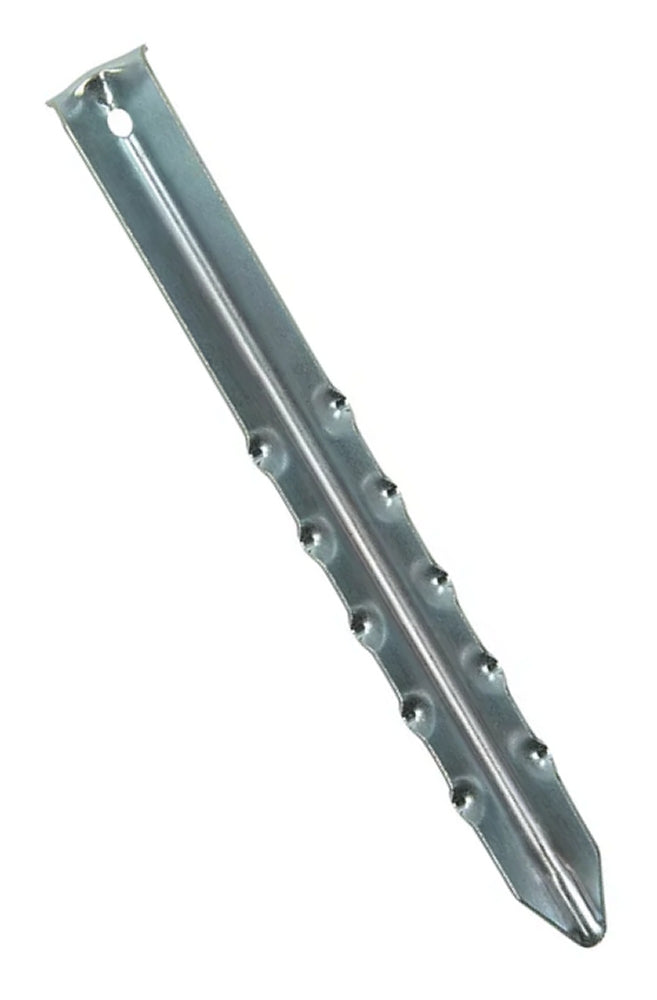 ProPlus 364626S Zelthering 30cm Metall geriffelt 2 Stück Zelt Zubehör