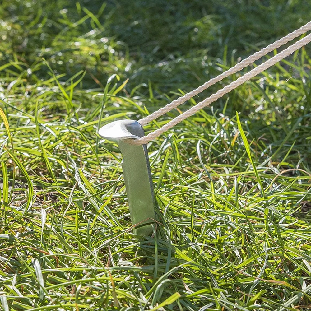 ProPlus 364628S Zelthering 40cm Metall geriffelt 2 Stück Zelt Zubehör