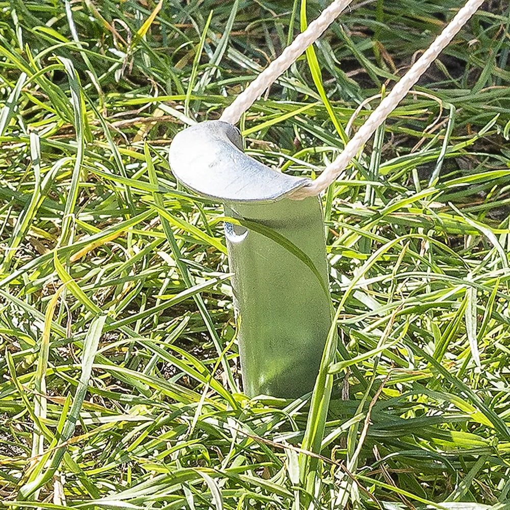 ProPlus 364628S Zelthering 40cm Metall geriffelt 2 Stück Zelt Zubehör