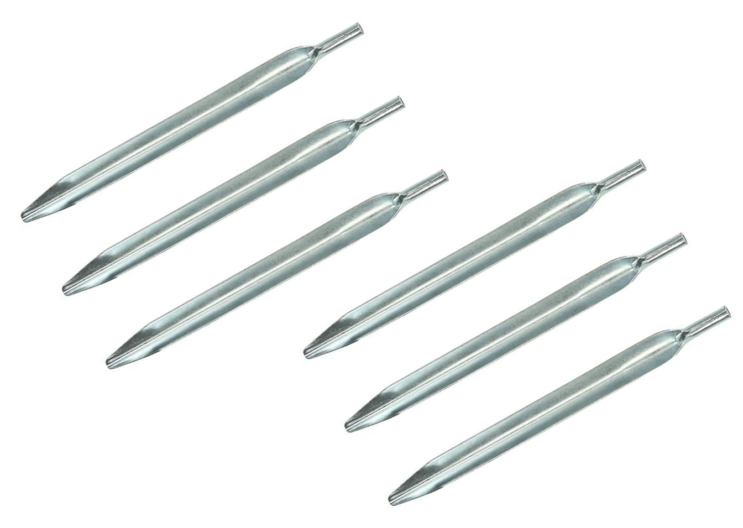 ProPlus 364635S Zelthering 25cm Metall mit Haken 6 Stück Zelt Zubehör