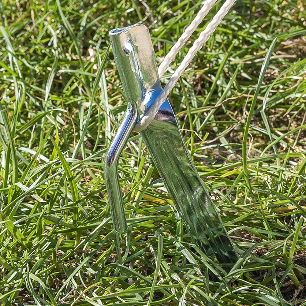 ProPlus 364636S Zelthering 30cm Metall mit Haken 6 Stück Zelt Zubehör