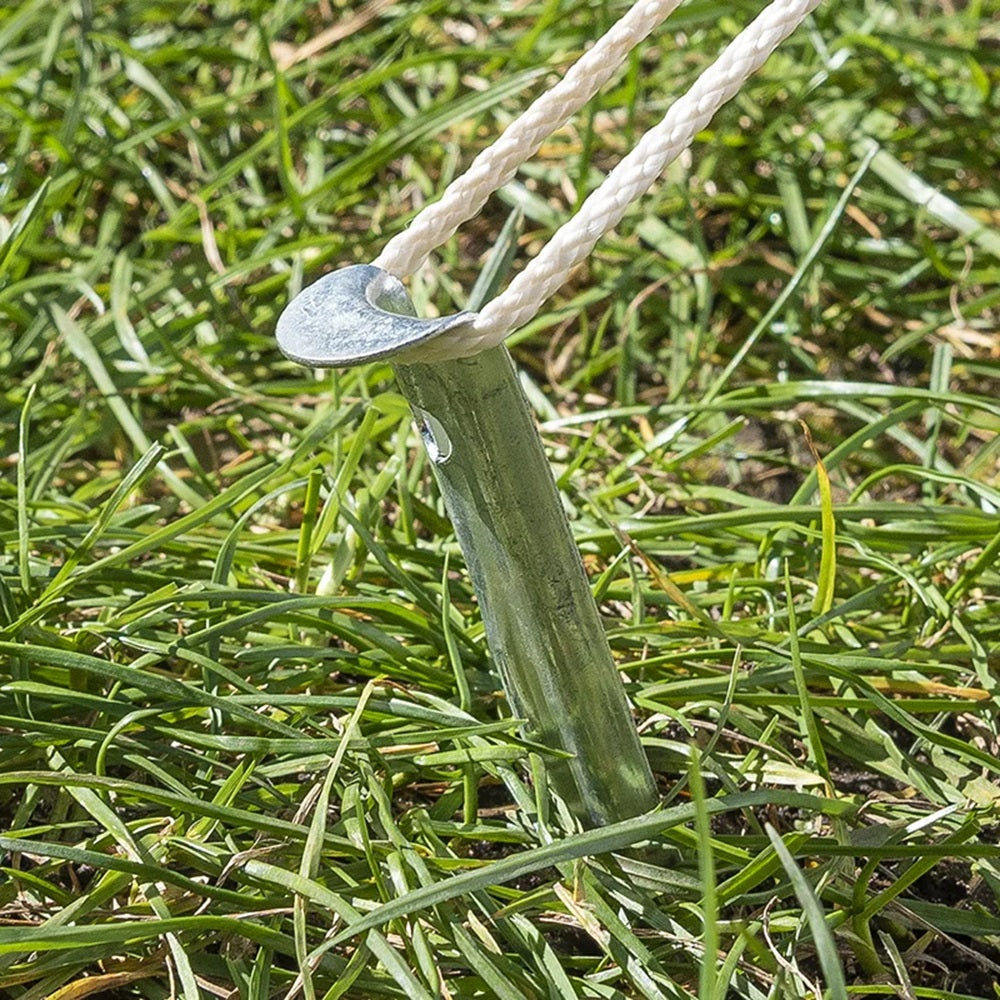 ProPlus 364645S Zelthering 22cm Metall halbrund 10 Stück Zelt Zubehör