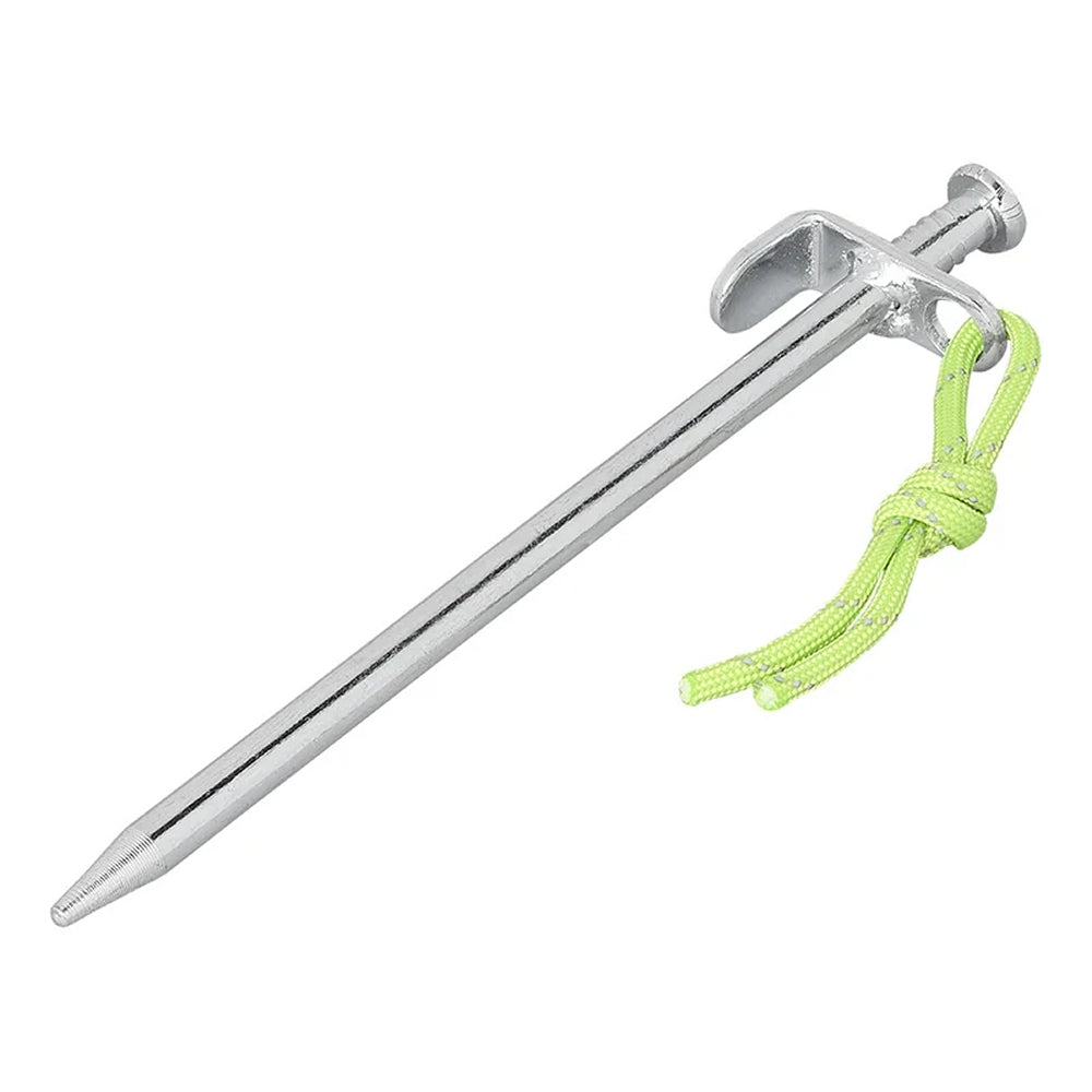 ProPlus 364661S 6 Stück Felsbodenheringe 20cm Verzinkter Stahl mit L-Haken Heavy Duty