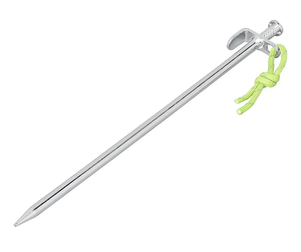 ProPlus 364661V01S 6 Stück Felsbodenheringe 30cm Verzinkter Stahl mit L-Haken Heavy Duty