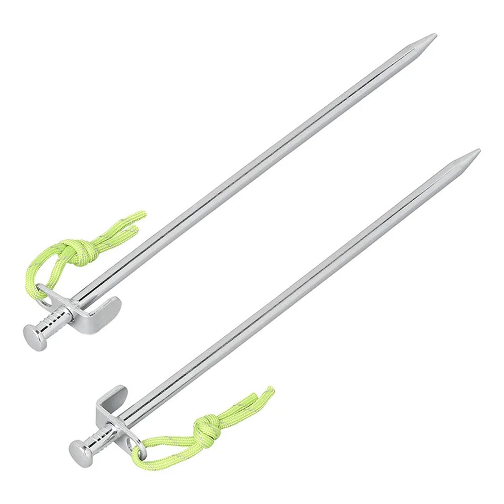 ProPlus 364661V01S 6 Stück Felsbodenheringe 30cm Verzinkter Stahl mit L-Haken Heavy Duty