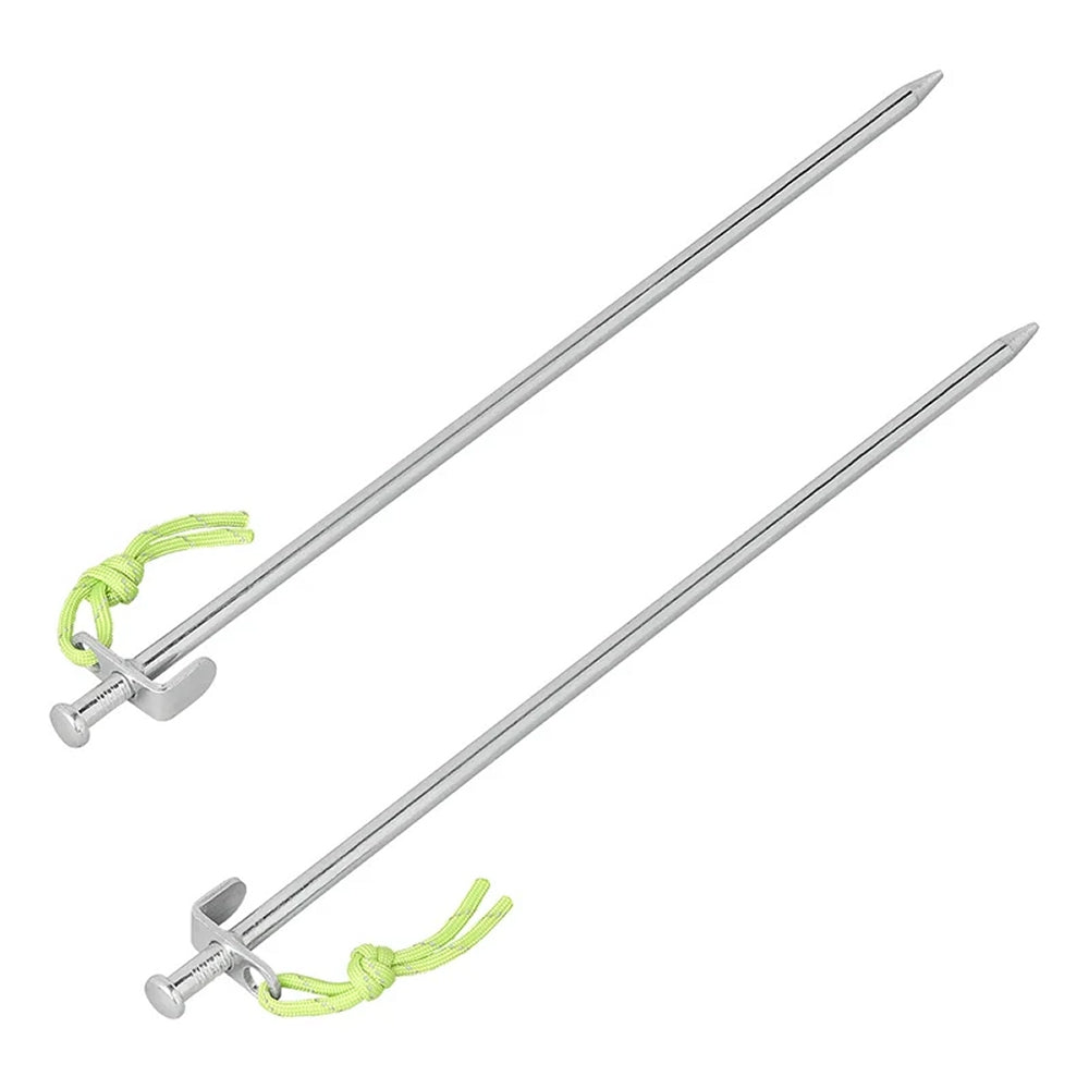 ProPlus 364661V02S 6 Stück Felsbodenheringe 40cm Verzinkter Stahl mit L-Haken Heavy Duty