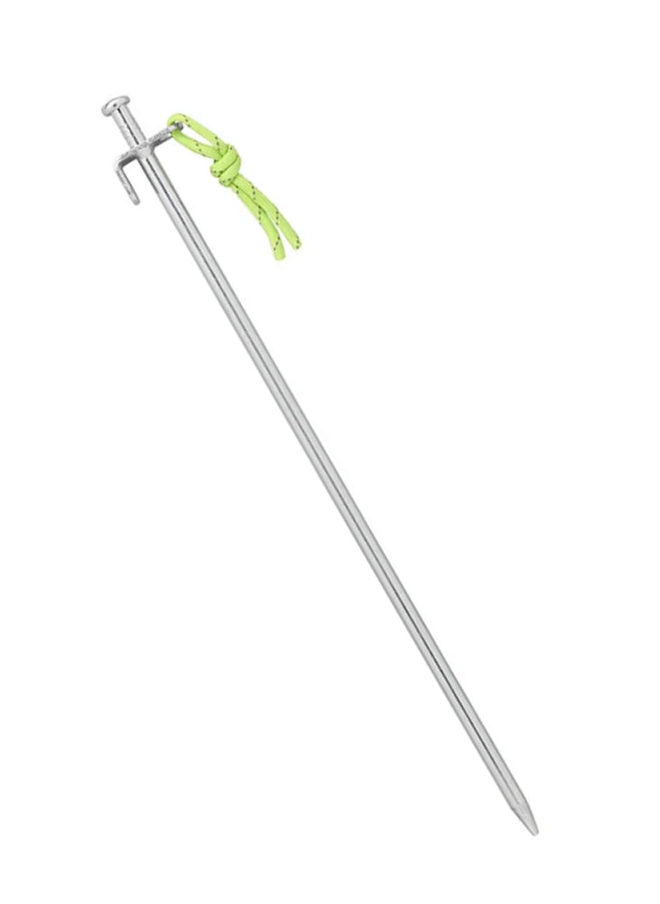 ProPlus 364661V02S 6 Stück Felsbodenheringe 40cm Verzinkter Stahl mit L-Haken Heavy Duty