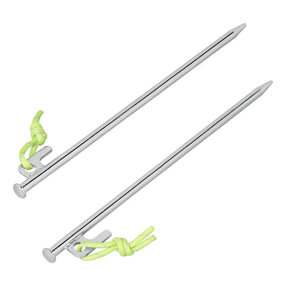 ProPlus 364662V01S 6 Stück Felsbodenheringe 30cm Verzinkter Stahl mit P-Haken Heavy Duty